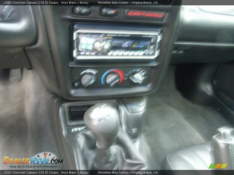 2000 Chevrolet Camaro Z28 SS Coupe Onyx Black / Ebony Photo #14