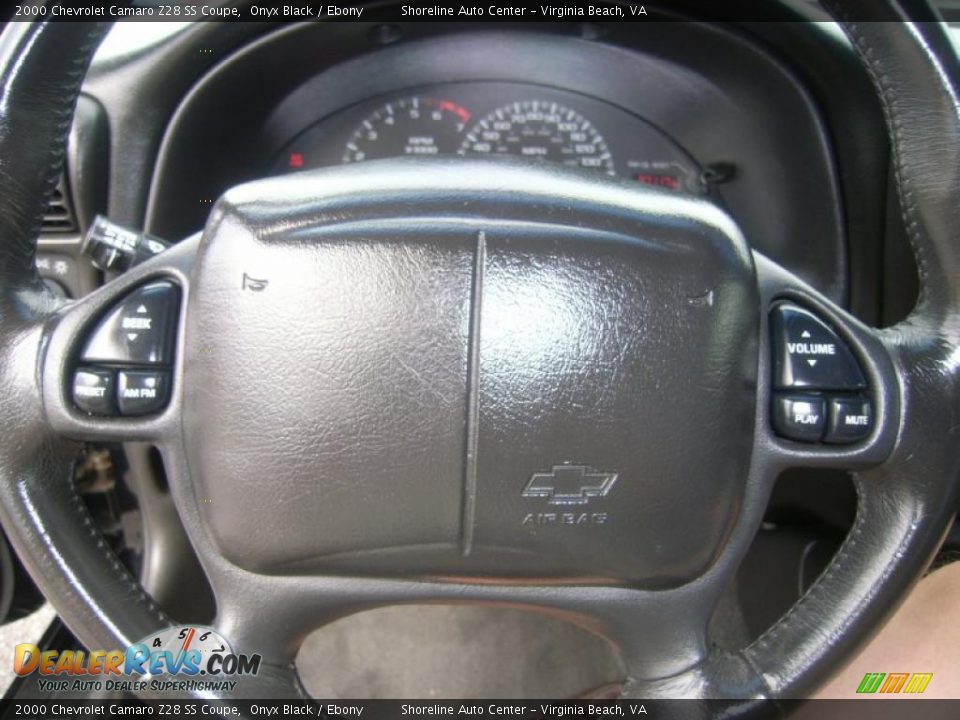 2000 Chevrolet Camaro Z28 SS Coupe Onyx Black / Ebony Photo #15
