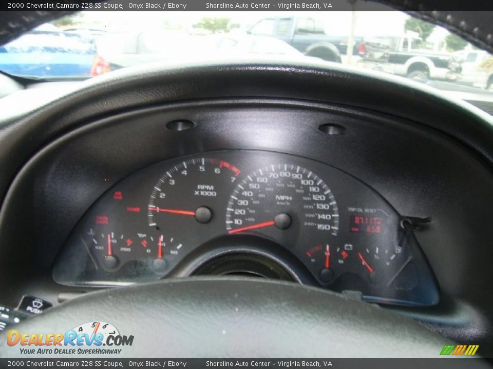 2000 Chevrolet Camaro Z28 SS Coupe Onyx Black / Ebony Photo #16