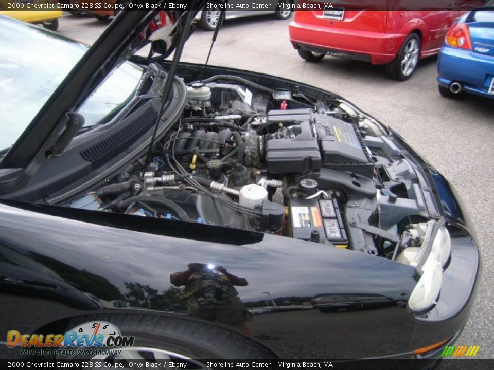 2000 Chevrolet Camaro Z28 SS Coupe Onyx Black / Ebony Photo #17