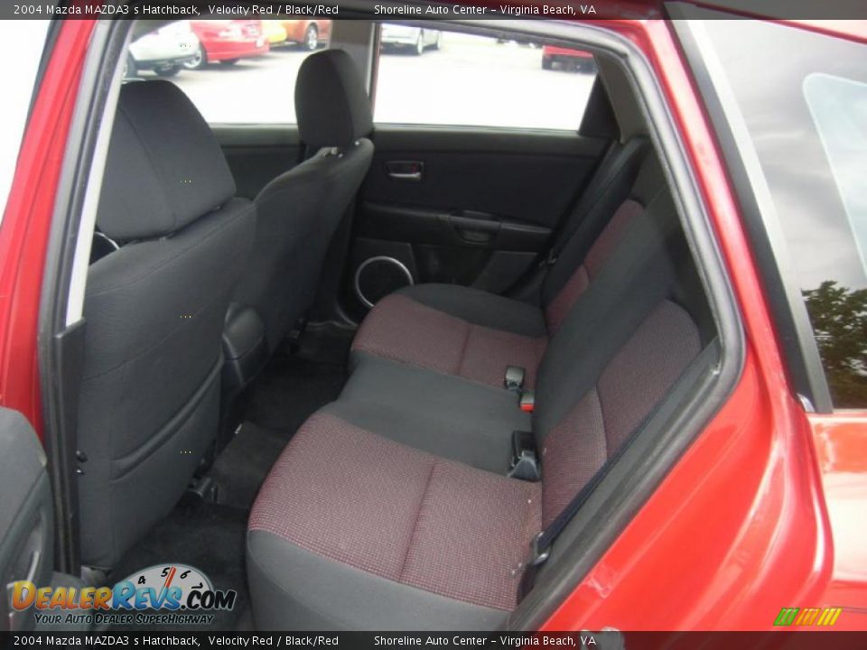 2004 Mazda MAZDA3 s Hatchback Velocity Red / Black/Red Photo #9