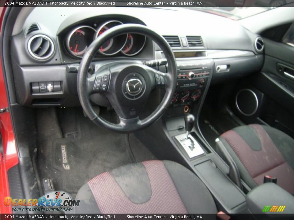 2004 Mazda MAZDA3 s Hatchback Velocity Red / Black/Red Photo #14