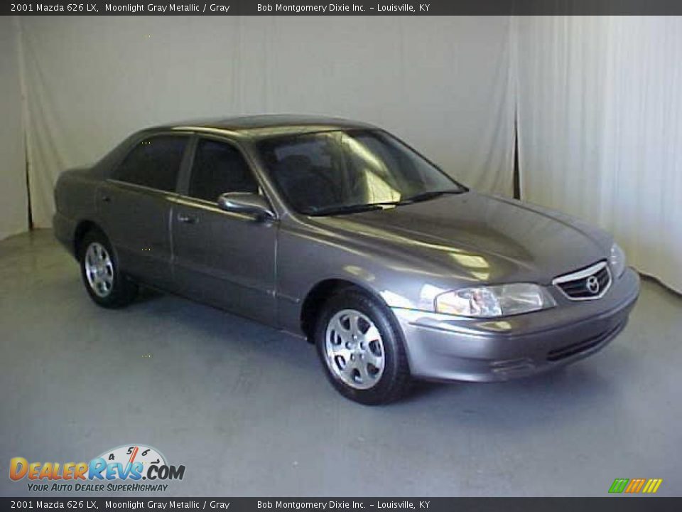 2001 Mazda 626 LX Moonlight Gray Metallic / Gray Photo #1