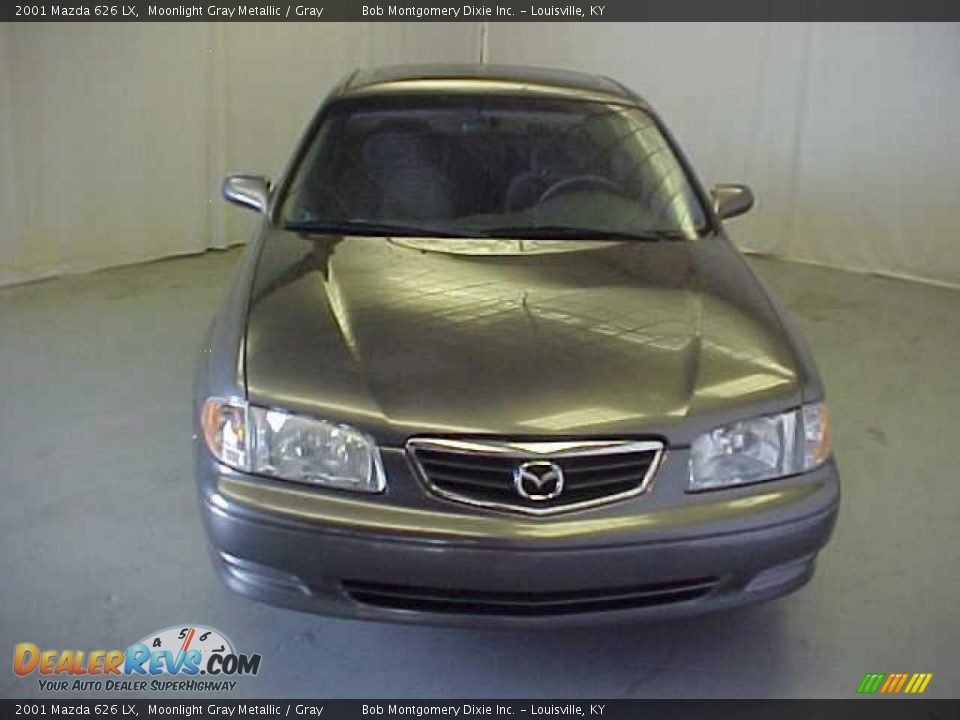 2001 Mazda 626 LX Moonlight Gray Metallic / Gray Photo #2