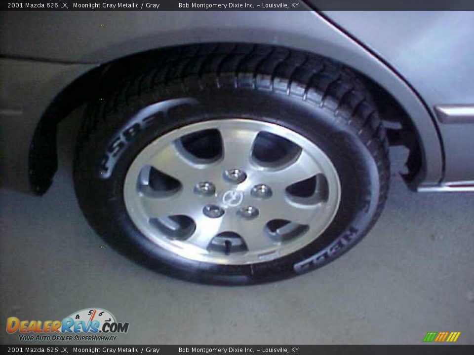 2001 Mazda 626 LX Moonlight Gray Metallic / Gray Photo #5