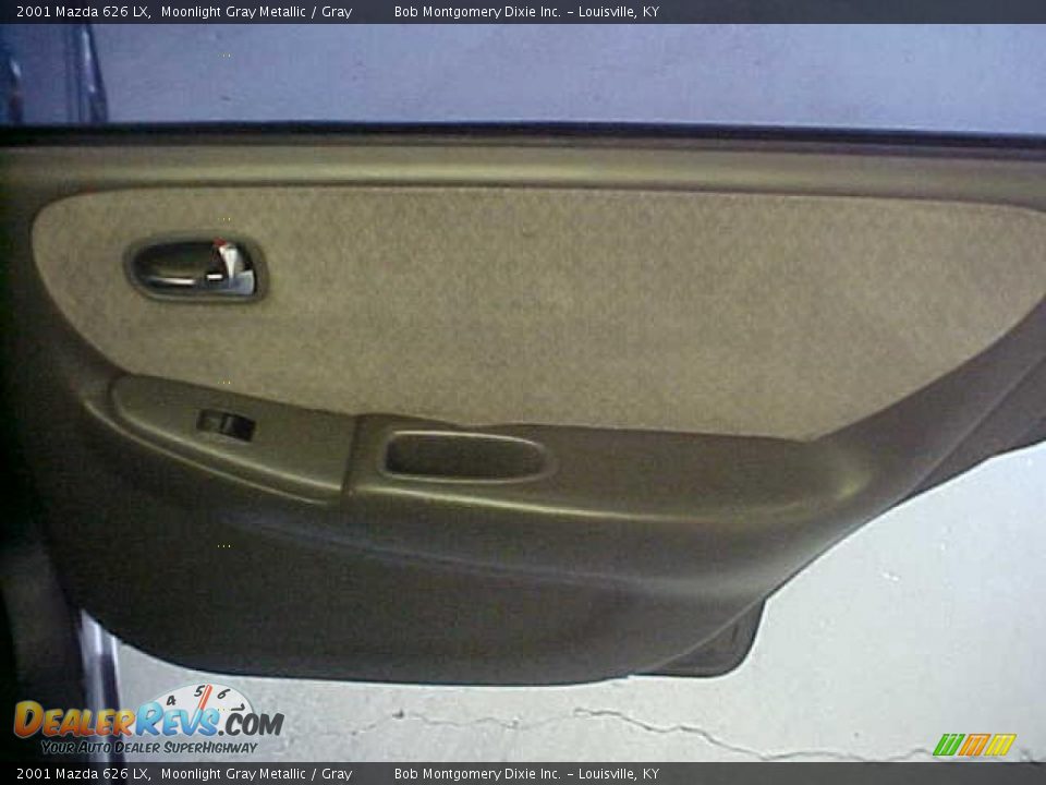 2001 Mazda 626 LX Moonlight Gray Metallic / Gray Photo #8