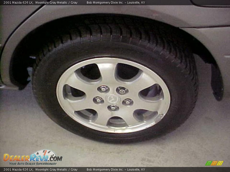 2001 Mazda 626 LX Moonlight Gray Metallic / Gray Photo #10