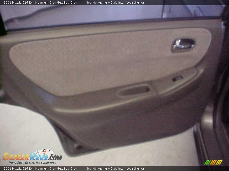 2001 Mazda 626 LX Moonlight Gray Metallic / Gray Photo #11