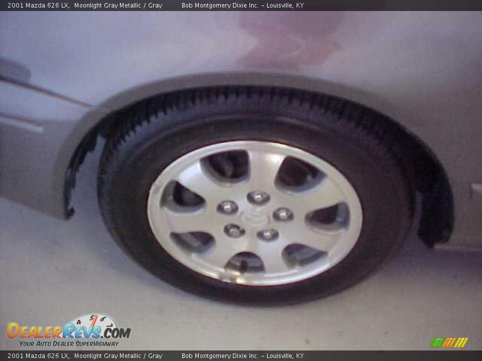 2001 Mazda 626 LX Moonlight Gray Metallic / Gray Photo #12