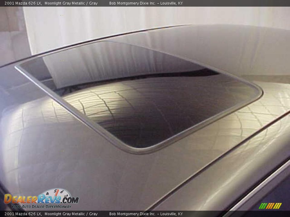 2001 Mazda 626 LX Moonlight Gray Metallic / Gray Photo #13