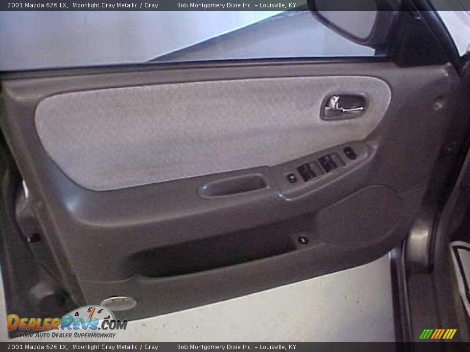 2001 Mazda 626 LX Moonlight Gray Metallic / Gray Photo #14