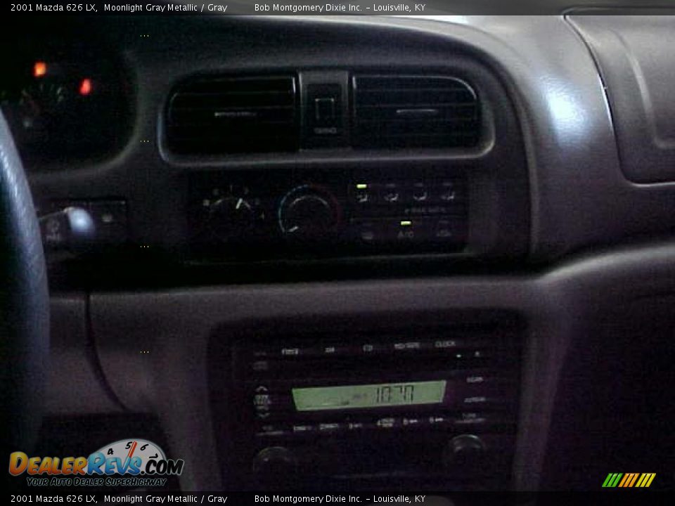 2001 Mazda 626 LX Moonlight Gray Metallic / Gray Photo #18