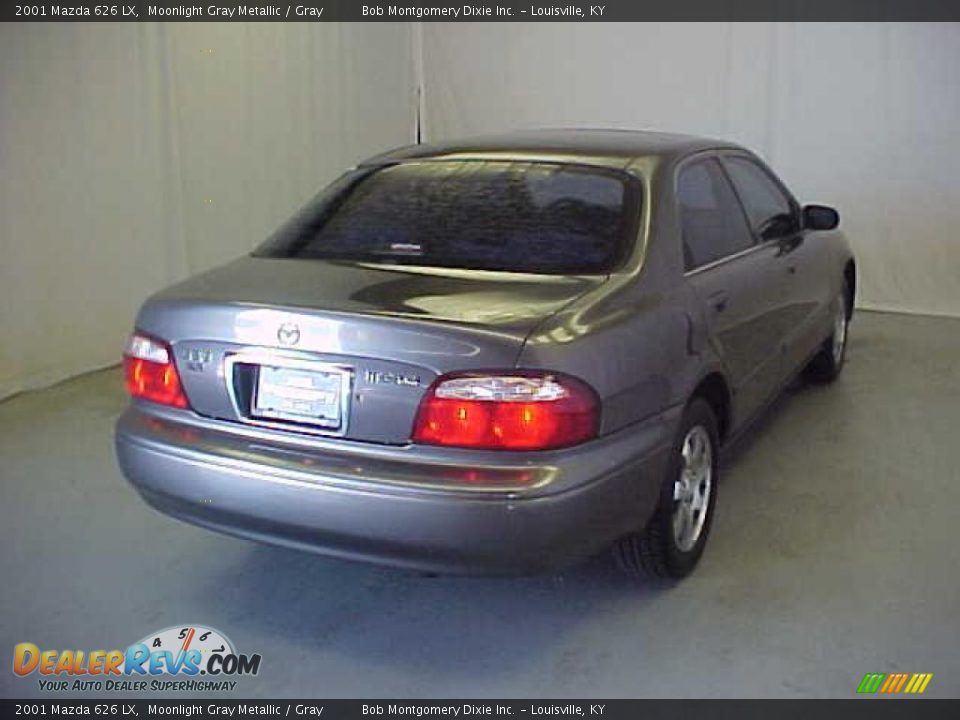 2001 Mazda 626 LX Moonlight Gray Metallic / Gray Photo #20