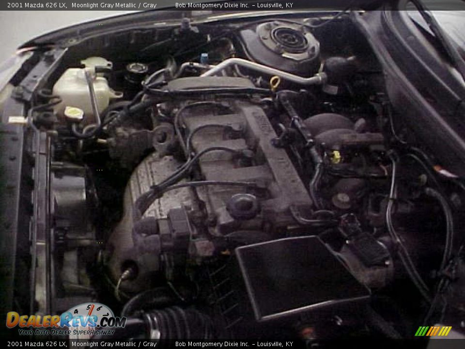 2001 Mazda 626 LX Moonlight Gray Metallic / Gray Photo #23