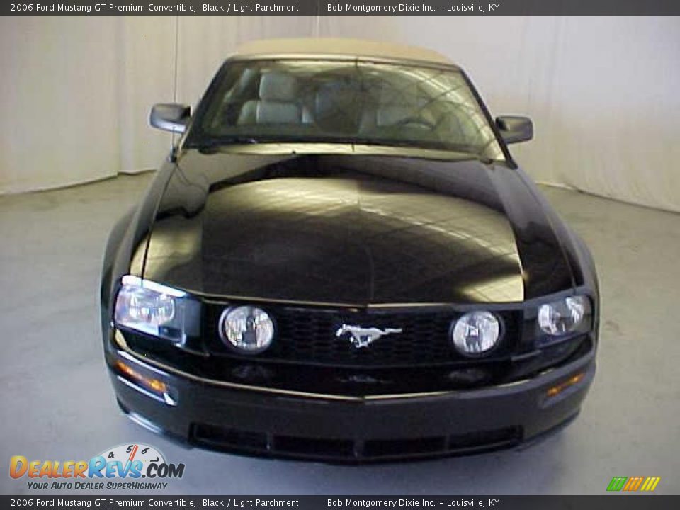 2006 Ford Mustang GT Premium Convertible Black / Light Parchment Photo #2
