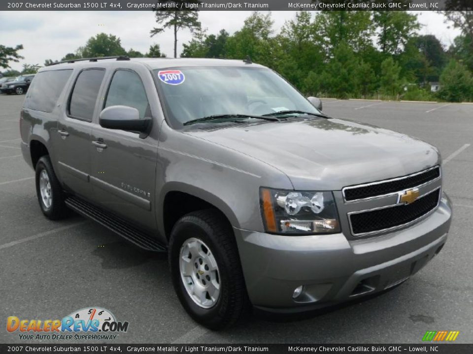 2007 Chevrolet Suburban 1500 LT 4x4 Graystone Metallic / Light Titanium/Dark Titanium Photo #5