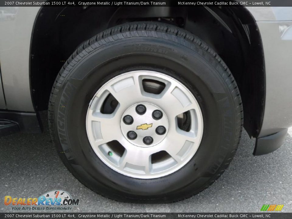 2007 Chevrolet Suburban 1500 LT 4x4 Graystone Metallic / Light Titanium/Dark Titanium Photo #27