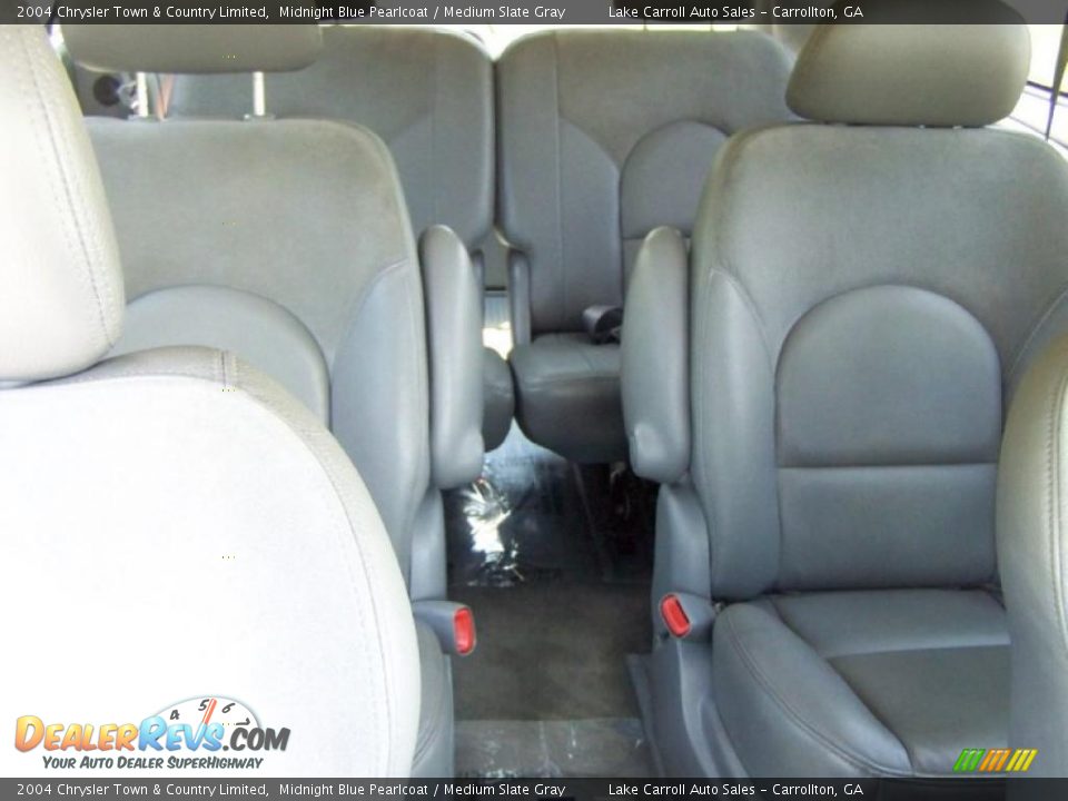 2004 Chrysler Town & Country Limited Midnight Blue Pearlcoat / Medium Slate Gray Photo #9