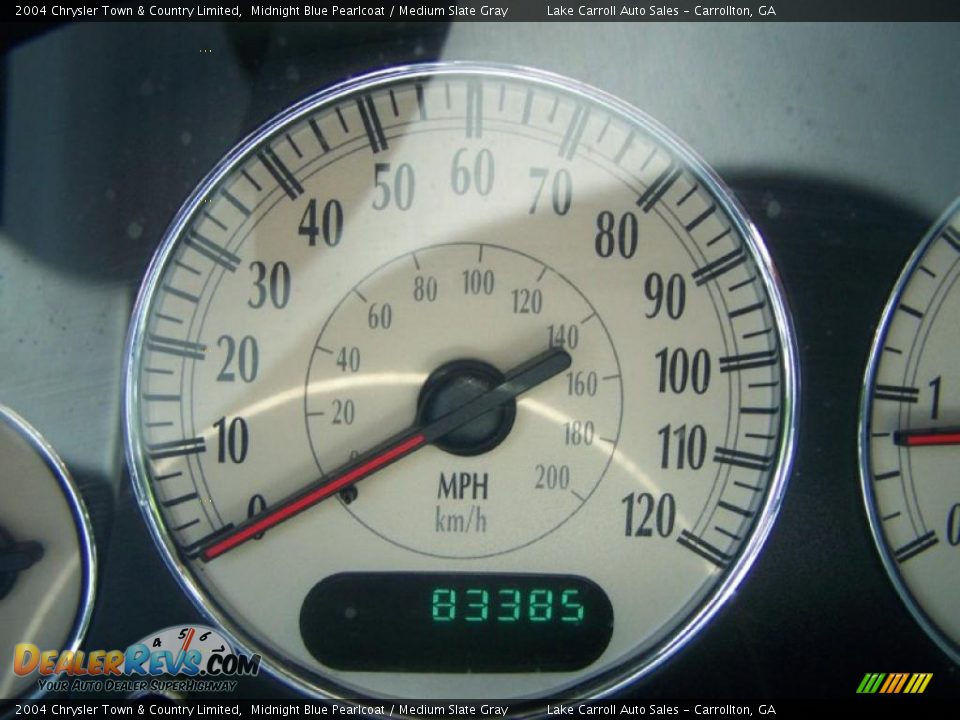 2004 Chrysler Town & Country Limited Midnight Blue Pearlcoat / Medium Slate Gray Photo #18