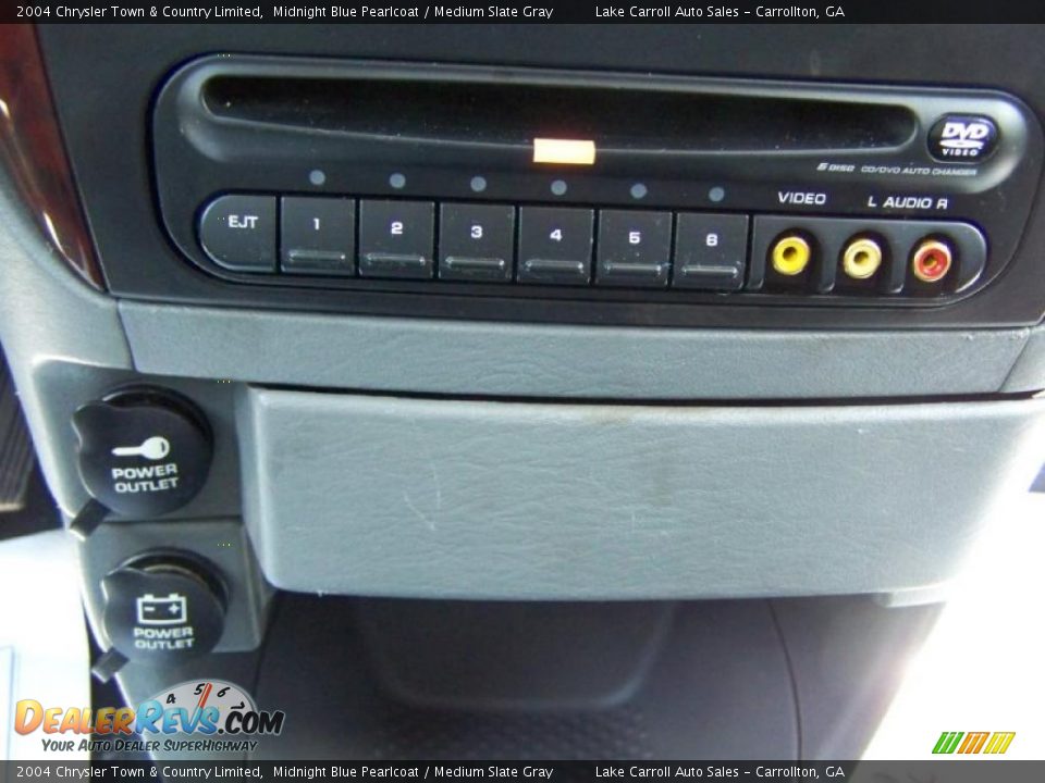 2004 Chrysler Town & Country Limited Midnight Blue Pearlcoat / Medium Slate Gray Photo #21