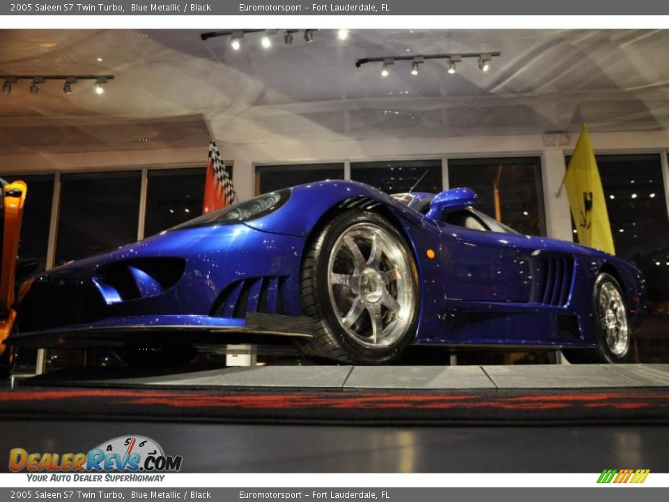 2005 Saleen S7 Twin Turbo Blue Metallic / Black Photo #1