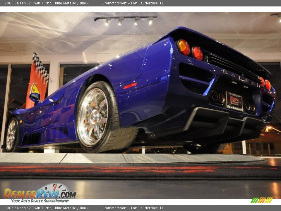 2005 Saleen S7 Twin Turbo Blue Metallic / Black Photo #4