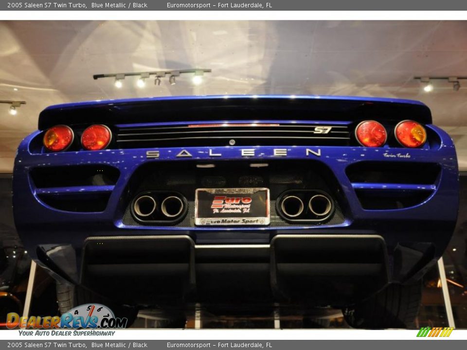 2005 Saleen S7 Twin Turbo Blue Metallic / Black Photo #5