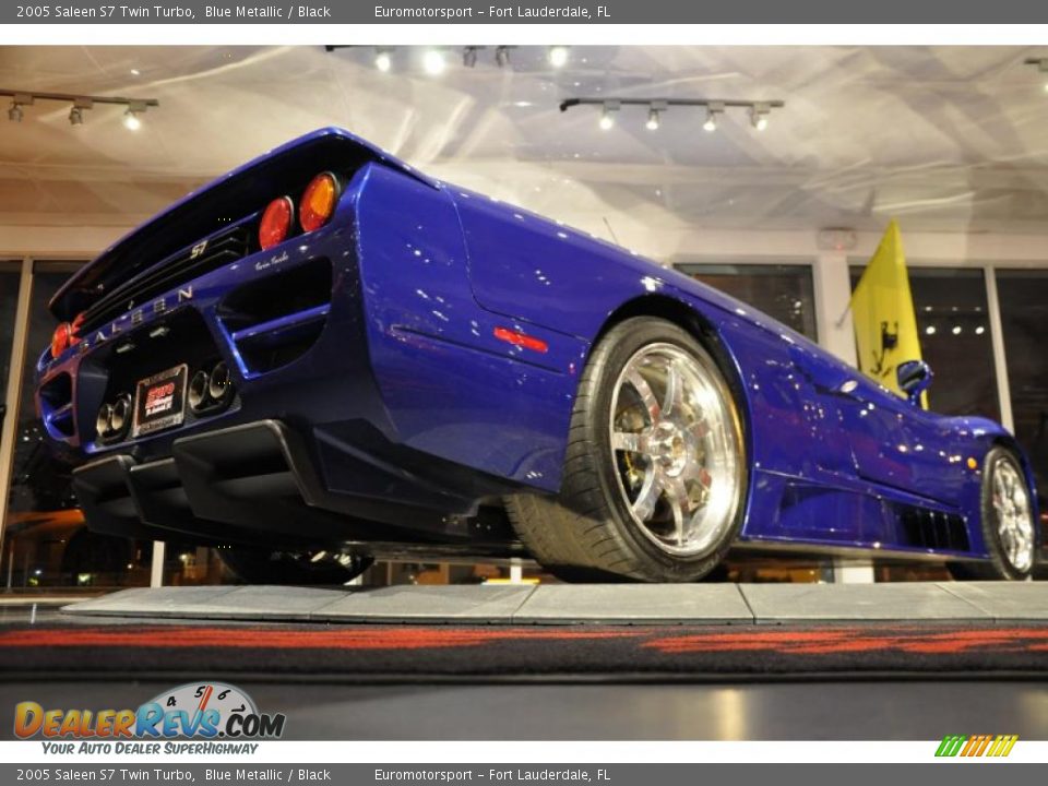 2005 Saleen S7 Twin Turbo Blue Metallic / Black Photo #6