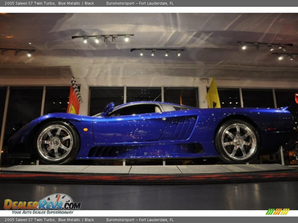 2005 Saleen S7 Twin Turbo Blue Metallic / Black Photo #9