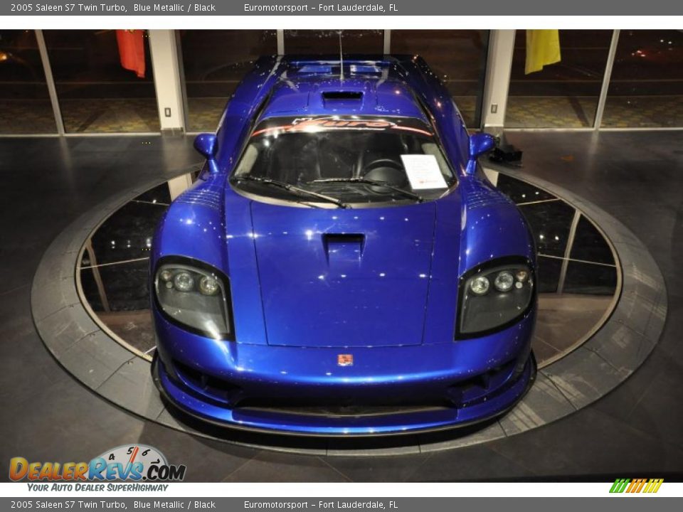 2005 Saleen S7 Twin Turbo Blue Metallic / Black Photo #11