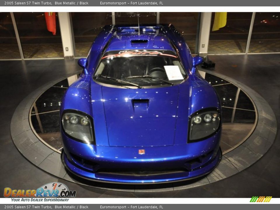 2005 Saleen S7 Twin Turbo Blue Metallic / Black Photo #12