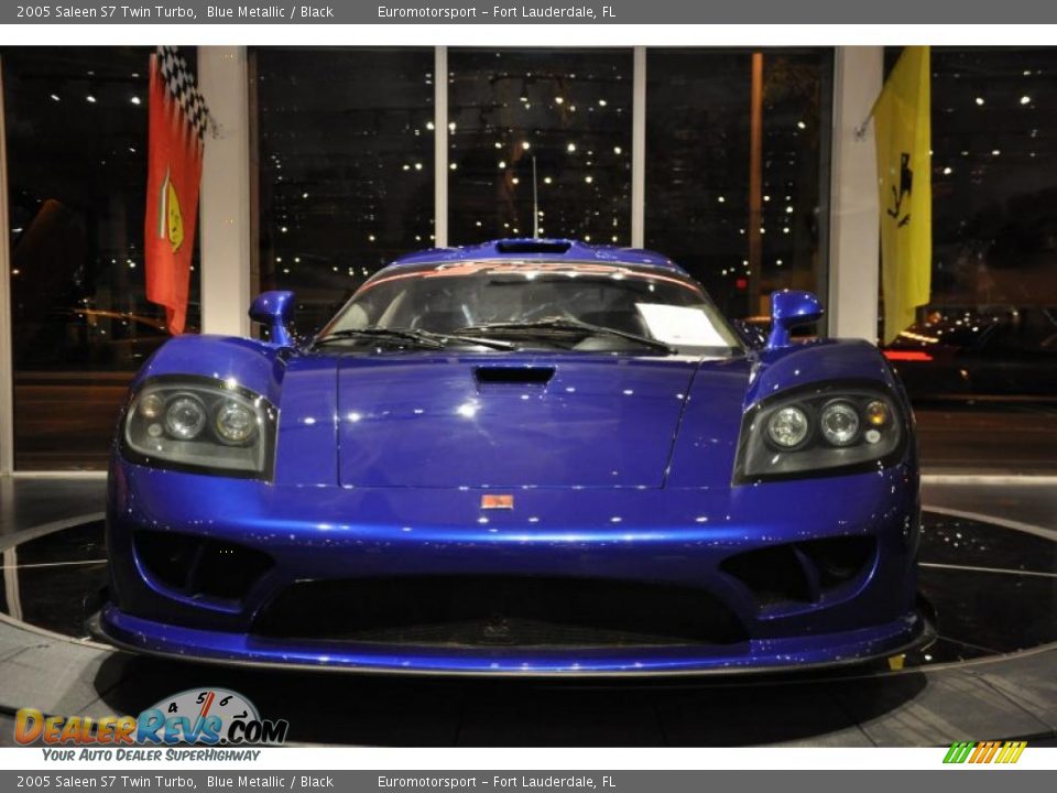 2005 Saleen S7 Twin Turbo Blue Metallic / Black Photo #13