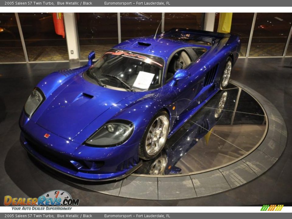 2005 Saleen S7 Twin Turbo Blue Metallic / Black Photo #18