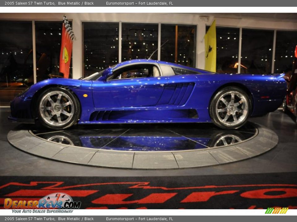 2005 Saleen S7 Twin Turbo Blue Metallic / Black Photo #21