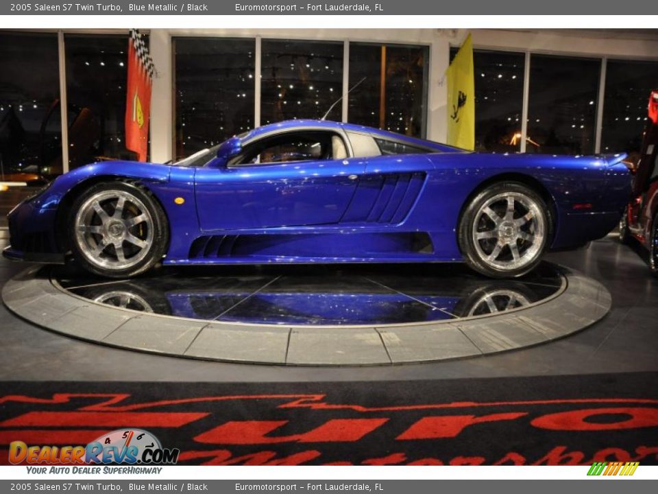 2005 Saleen S7 Twin Turbo Blue Metallic / Black Photo #22