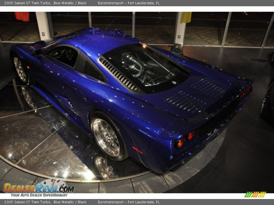 2005 Saleen S7 Twin Turbo Blue Metallic / Black Photo #23