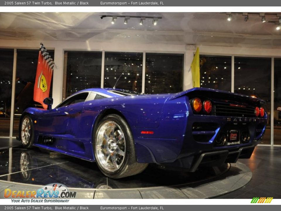 2005 Saleen S7 Twin Turbo Blue Metallic / Black Photo #25