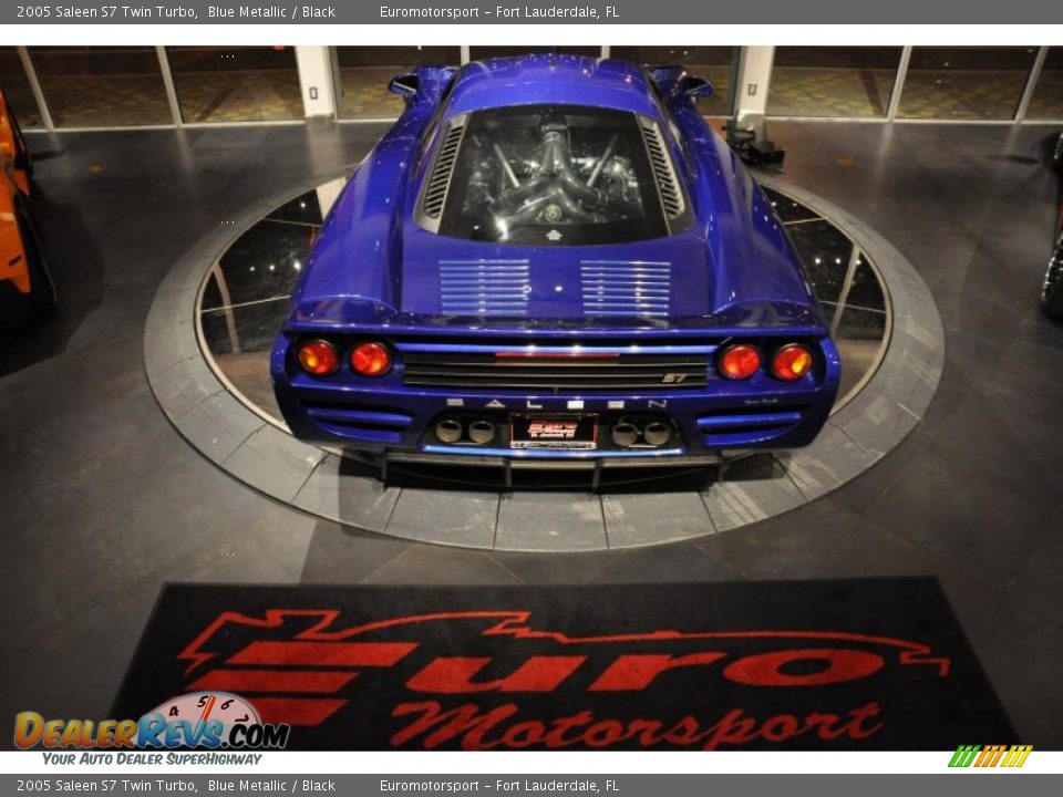 2005 Saleen S7 Twin Turbo Blue Metallic / Black Photo #26