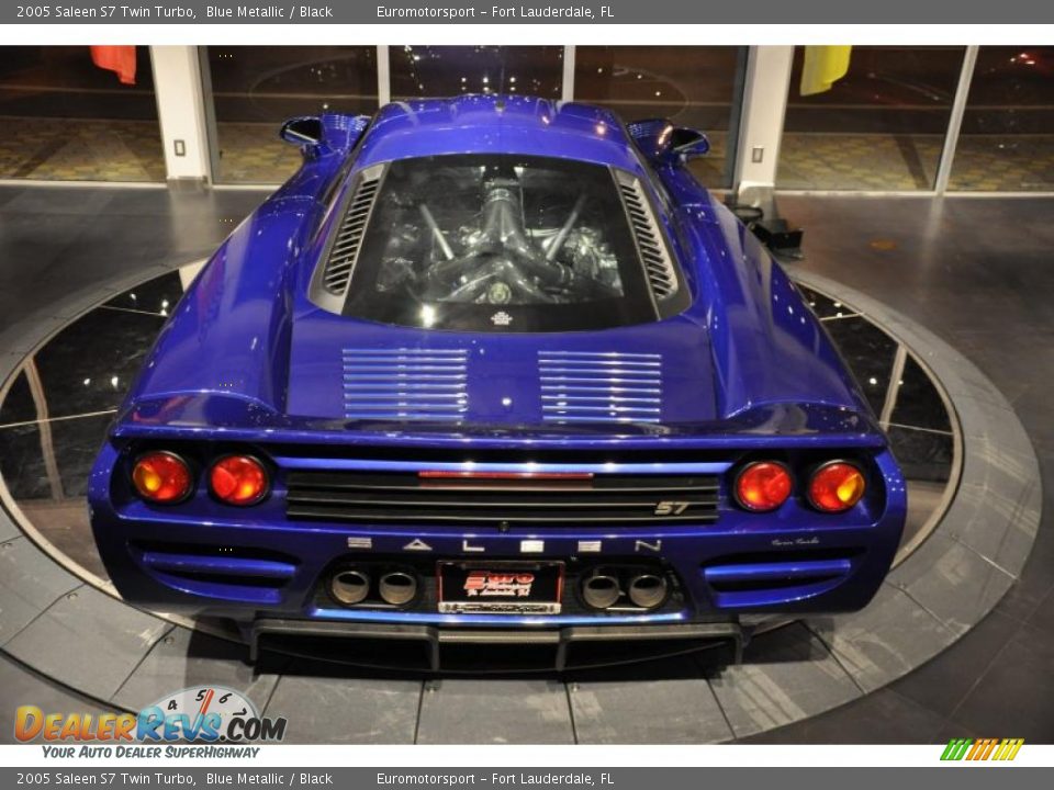 2005 Saleen S7 Twin Turbo Blue Metallic / Black Photo #28
