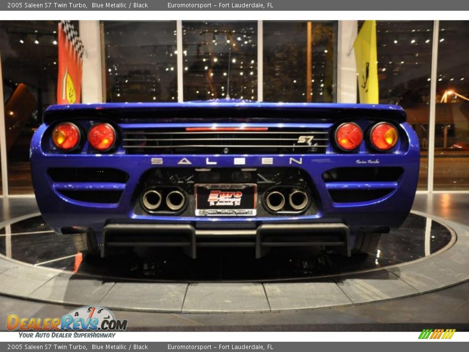 2005 Saleen S7 Twin Turbo Blue Metallic / Black Photo #30