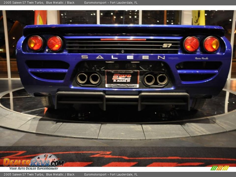 2005 Saleen S7 Twin Turbo Blue Metallic / Black Photo #31