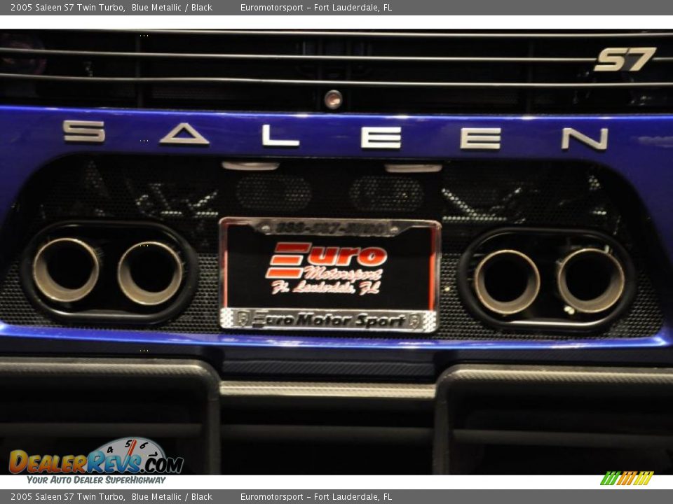 2005 Saleen S7 Twin Turbo Blue Metallic / Black Photo #32