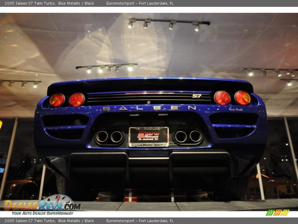 2005 Saleen S7 Twin Turbo Blue Metallic / Black Photo #33