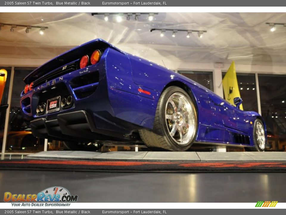 2005 Saleen S7 Twin Turbo Blue Metallic / Black Photo #34