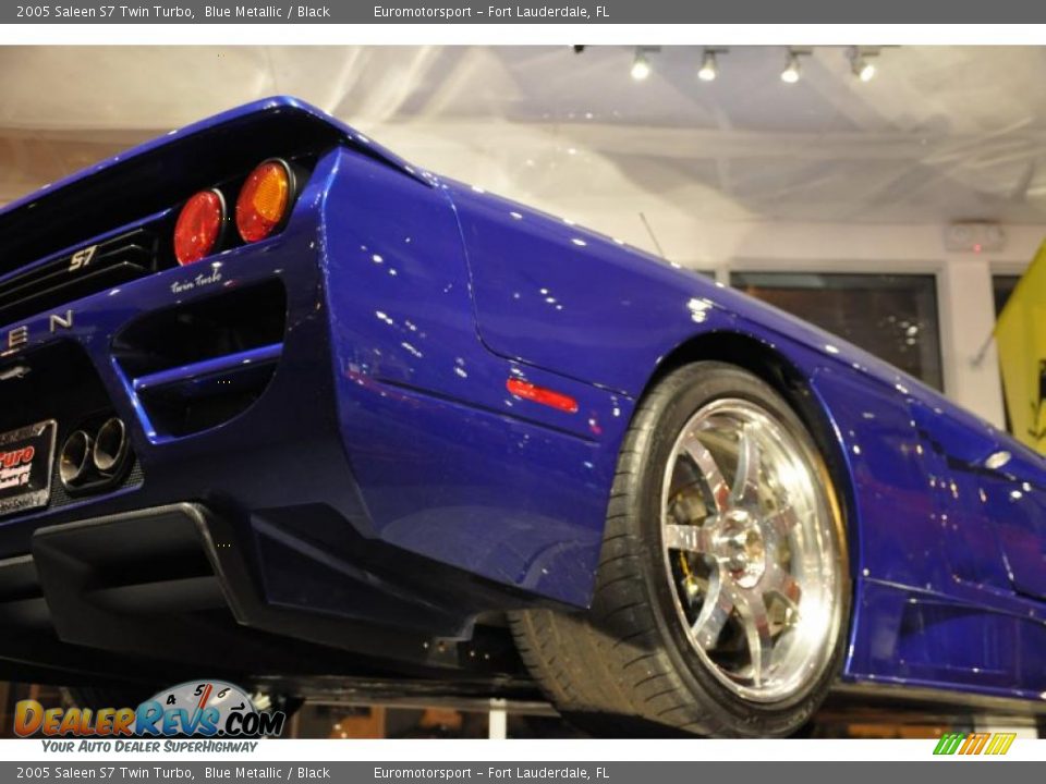 2005 Saleen S7 Twin Turbo Blue Metallic / Black Photo #35