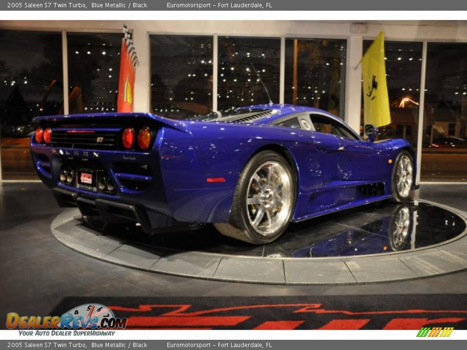 2005 Saleen S7 Twin Turbo Blue Metallic / Black Photo #37