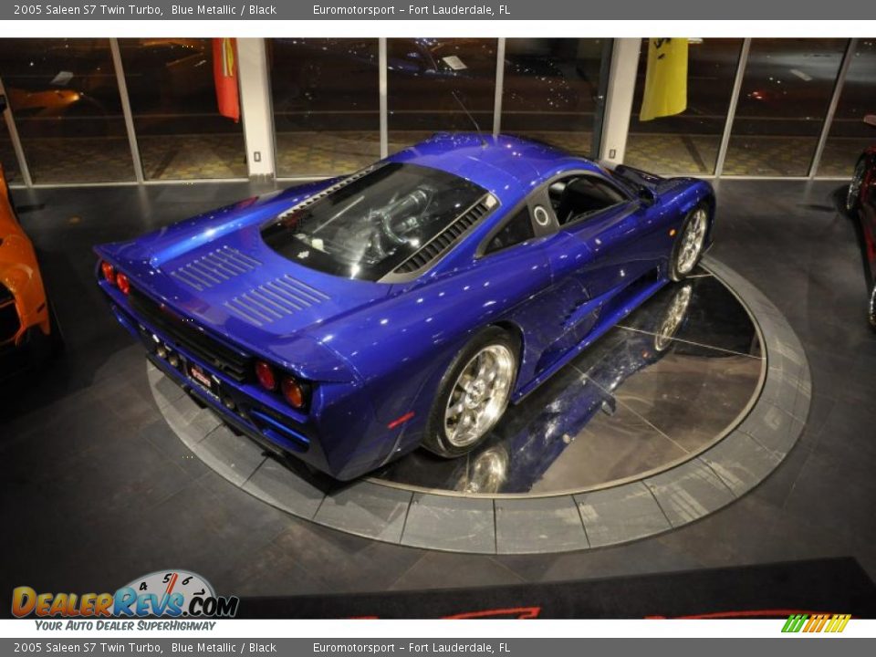 2005 Saleen S7 Twin Turbo Blue Metallic / Black Photo #39