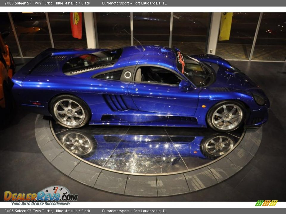 2005 Saleen S7 Twin Turbo Blue Metallic / Black Photo #41