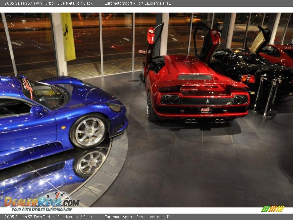 2005 Saleen S7 Twin Turbo Blue Metallic / Black Photo #42