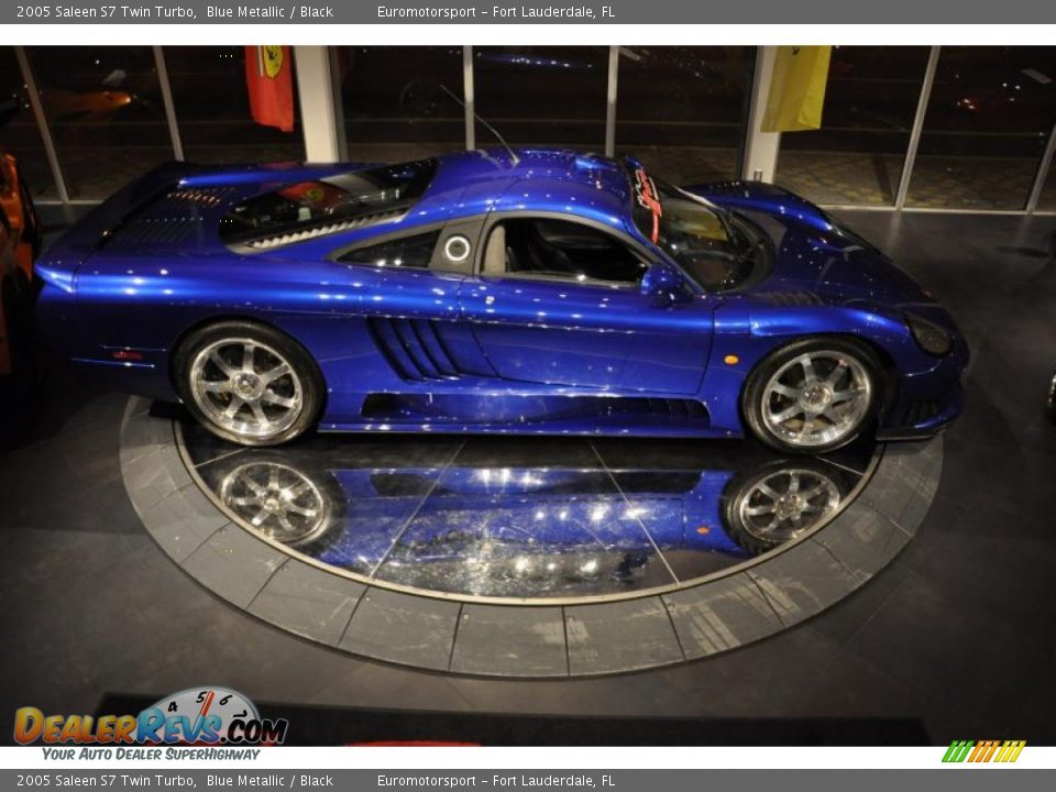 2005 Saleen S7 Twin Turbo Blue Metallic / Black Photo #43